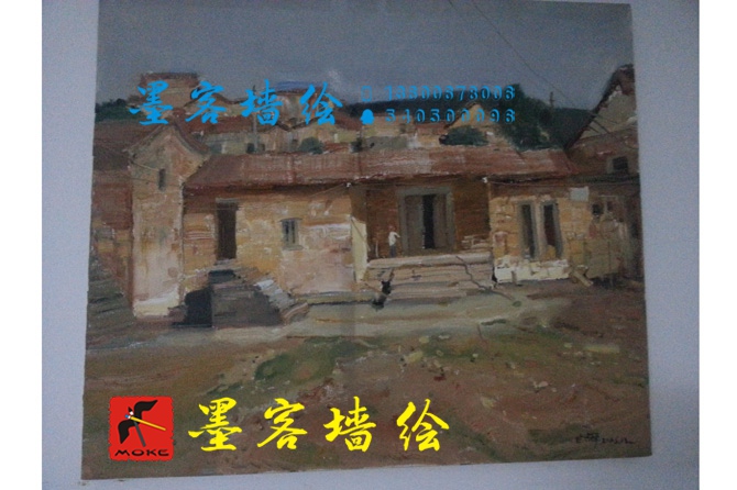 MK_QH016油畫書法