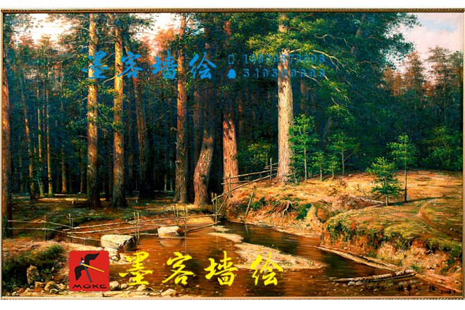 MK_QH006油畫書法