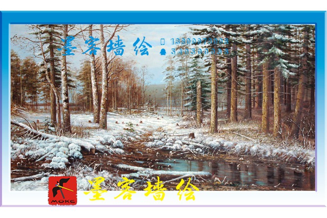 MK_QH004油畫書法